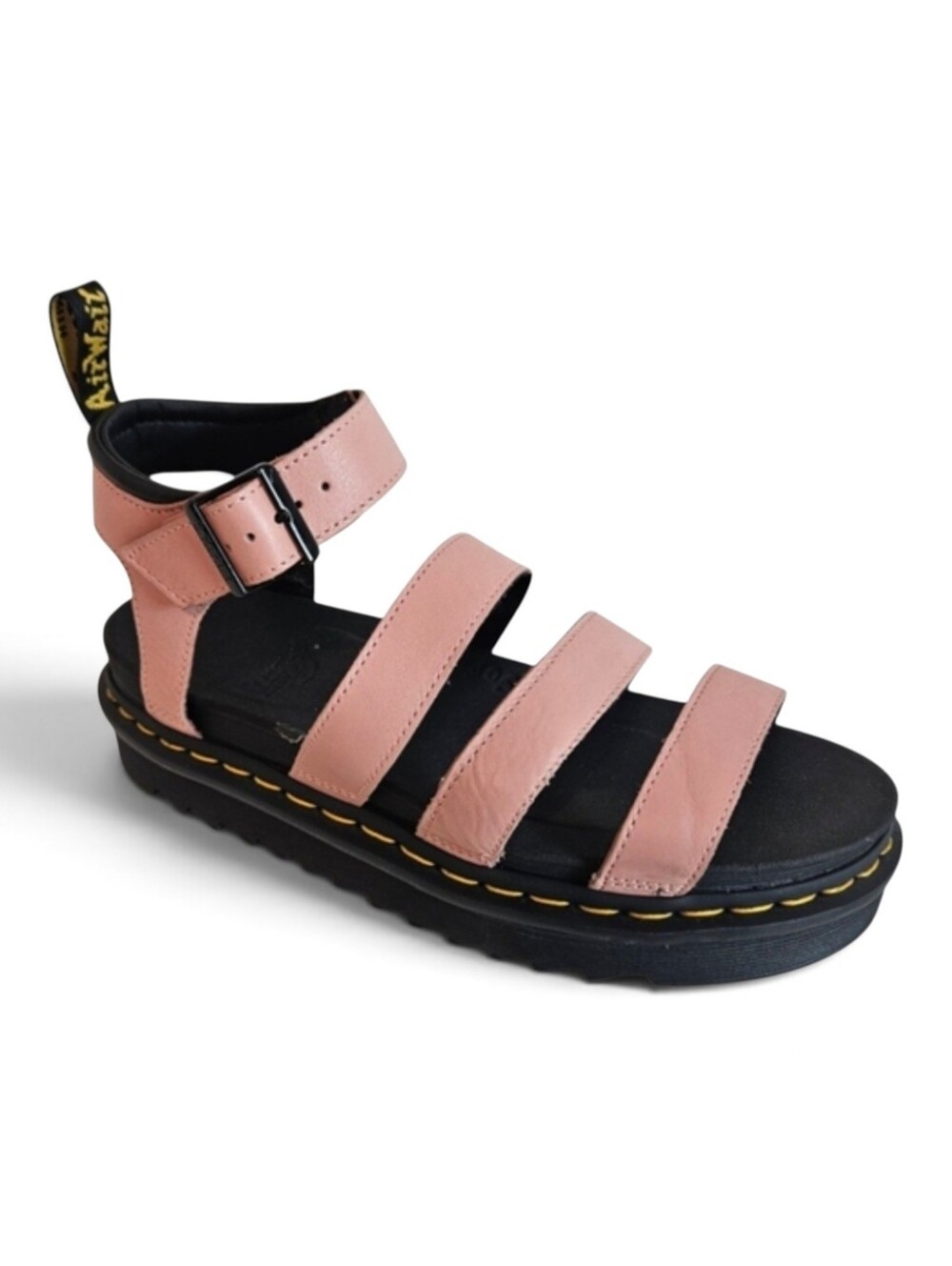 Dr. Martens Sandals Women's 10 Blaire Quad Chunky Platform Gladiator Pink Leathe
